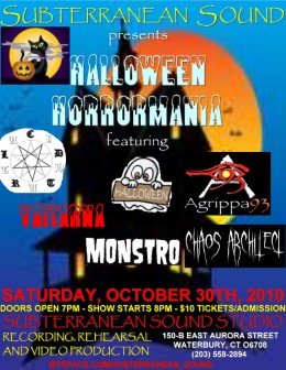 Subterranean Sound Halloween Horrormania II